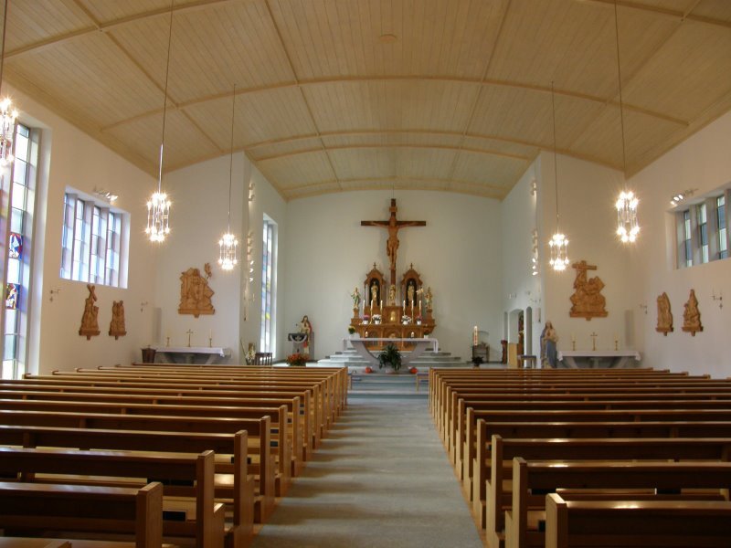 Kirche der Gemeinde Embd von innen